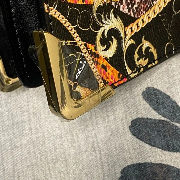 Aldo Black and Gold crossbody /shoulder bag 💼 nwt - Picture 5 of 8